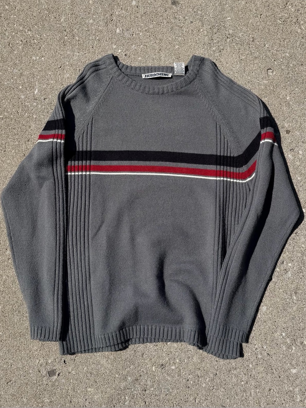 Vintage Y2K striped knit 2000s surf skate